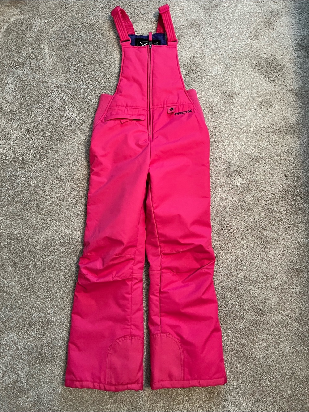 Arctix Bib Snow Pants Overalls with Adjustable Straps - Girls M